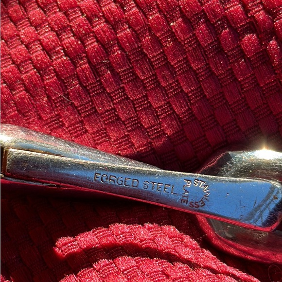 Antique Forged Steel Antler - Picture 3 of 3